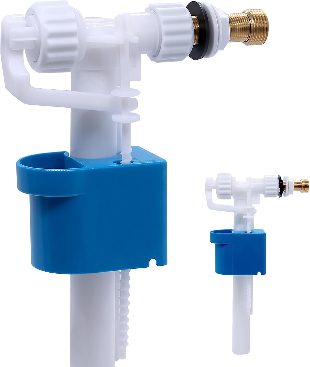 Sollbry Vanne D'Arrivée D'Eau Universelle - Raccords En Cuivre - Pièces Détachées Complètes - Débit D'Eau Réglable - Économie D'Eau - Fonctionnement Silencieux