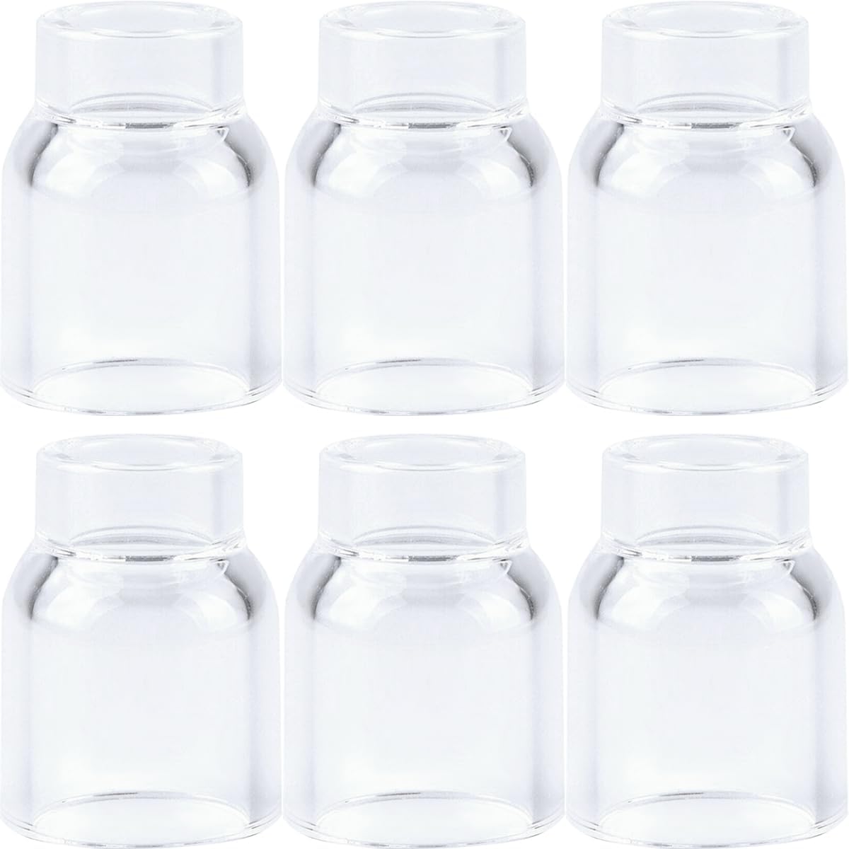 Sollbry Buse En Verre 6 Tub En Verre Pour Tig Torche De Soudage Kit D'Accessoires Tub En Quartz Pour Wp-9/20/25 Pistolet De Soudage Transparent Buse De Soudeur Consommable Pièces De Rechange