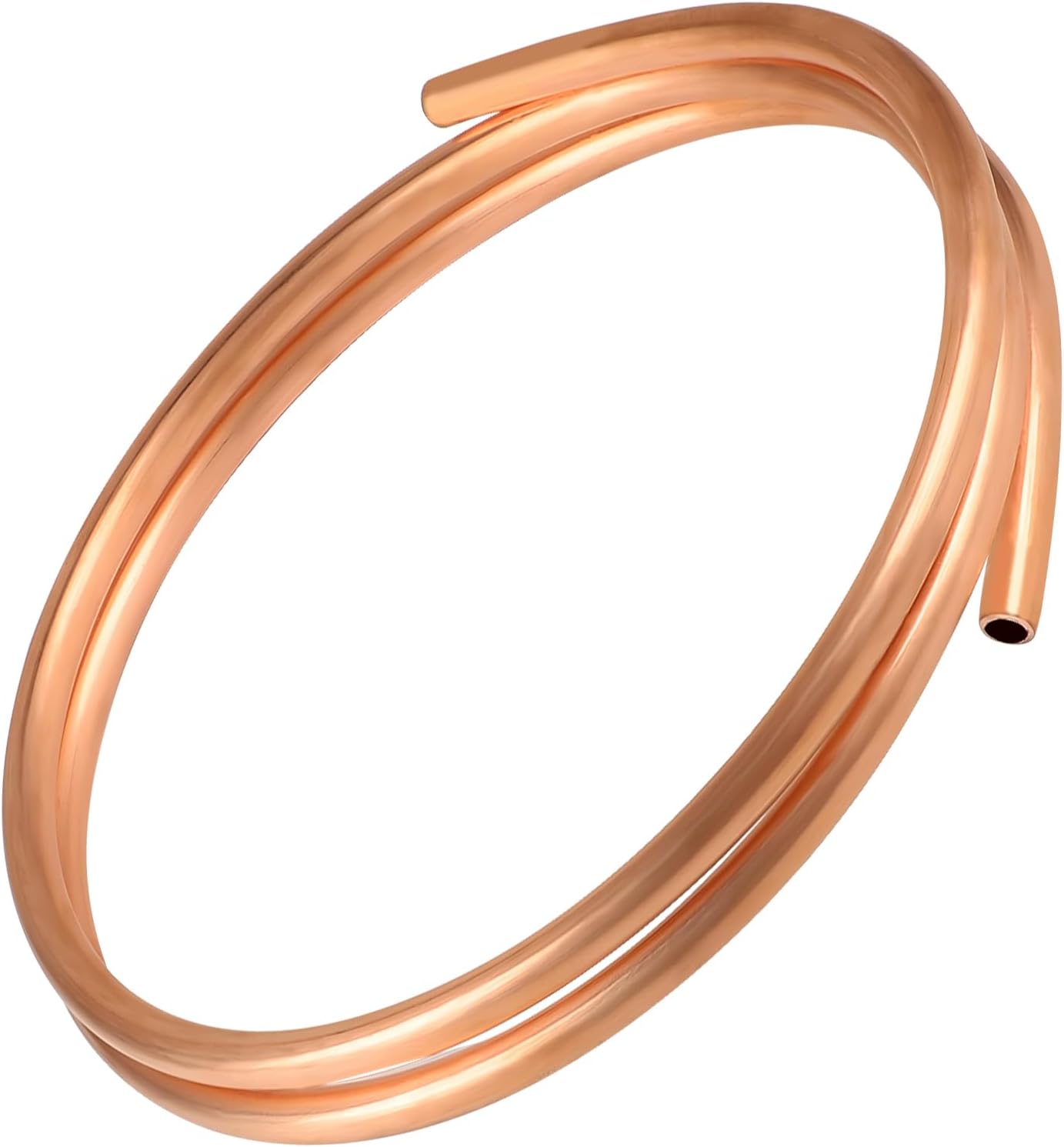 Sollbry Tube En Cuivre, Od 10mm , Longueur De 1 M, Tube Rond En Cuivre, Produit Souple Pour La Technique De Réfrigération, Générateurs, Barres Omnibus