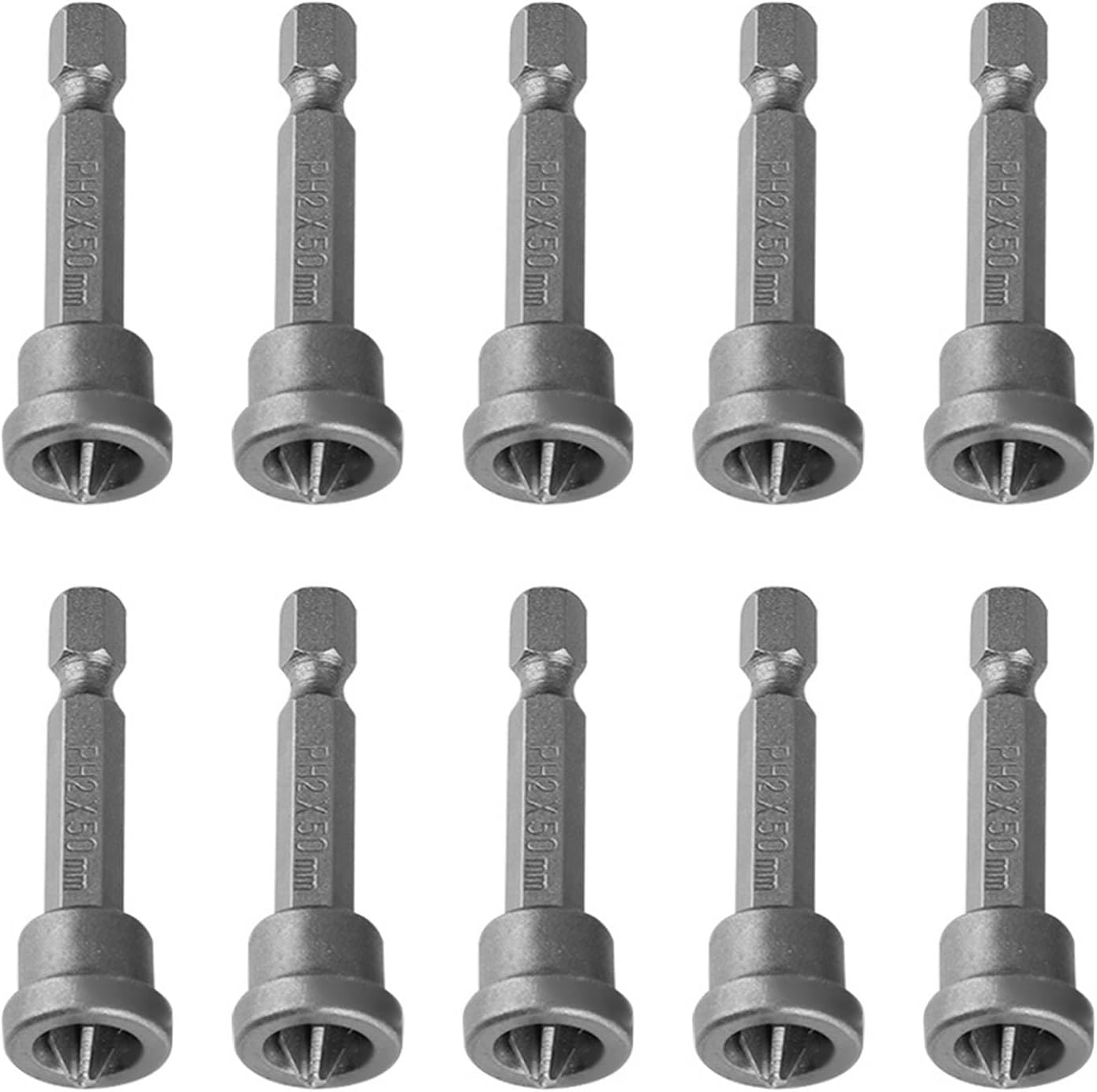 Sollbry Lot De 10 Embouts De Tournevis Pour Cloison Sèche, Butée De Profondeur Magnétique Pour Installation De Cloison Sèche, 50 Mm