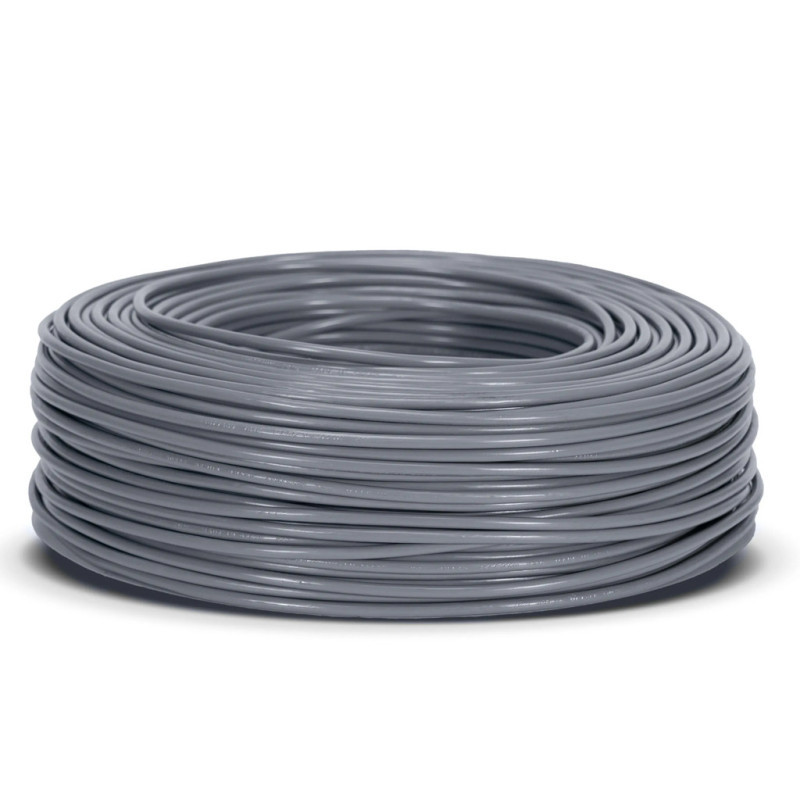 Halogenfreies Elektrokabel 10 Mm² Grau 50 M Pvc-draht H07z1-k Elektrokabel