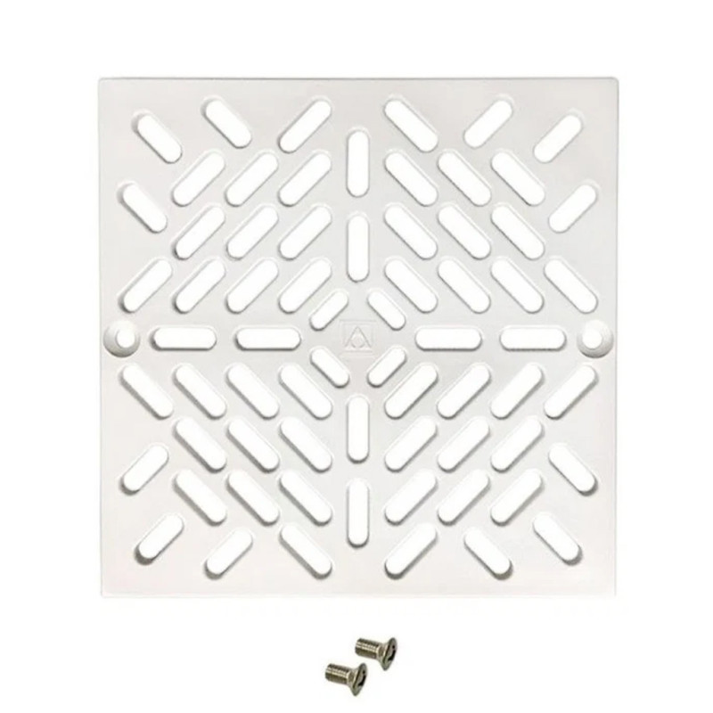 Ablaufrost 17,5 X 17,5 Cm Quadratischer Rost 2" Für Beton- Oder Folienbecken