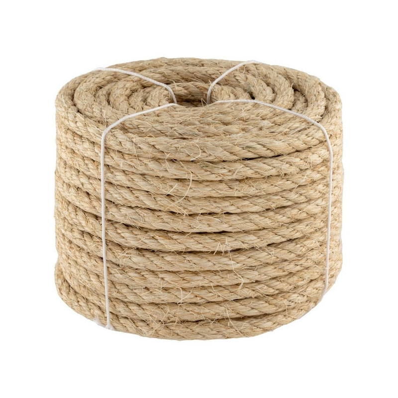 10 Mm X 25 M Drahtseil Aus Sisal Juteseil Für Verpackung, Dekoration, Gartenarbeit, Fotos, Geschenke, Bastelarbeiten