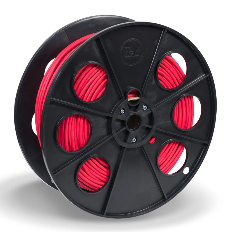 Solarkabel 4 Mm² Rot 100 M H1z2z2-k-draht Vernetzte Elastomerisolierung Geringe Rauchentwicklung
