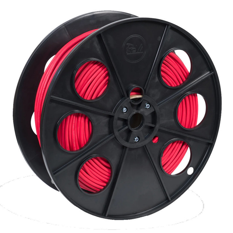 Solarkabel 6 Mm² Rot 100 M H1z2z2-k-draht Vernetzte Elastomerisolierung Geringe Rauchentwicklung