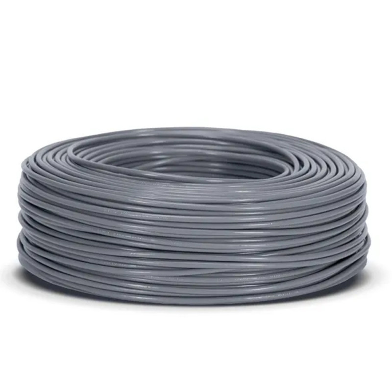 Halogenfreies Elektrokabel 6 Mm² Grau 50 M Pvc-draht H07z1-k Elektrokabel