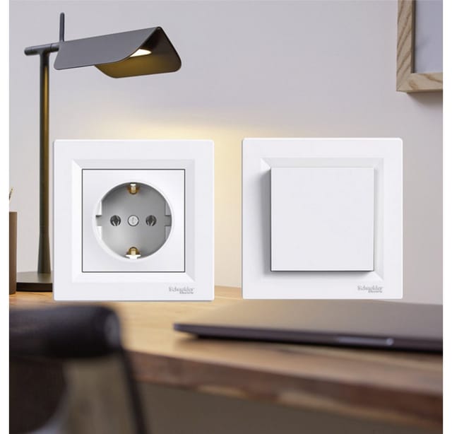 Schneider Electric - Rolladentaster Asfora Weiß (ral 9003) EPH1370121D 1 St.