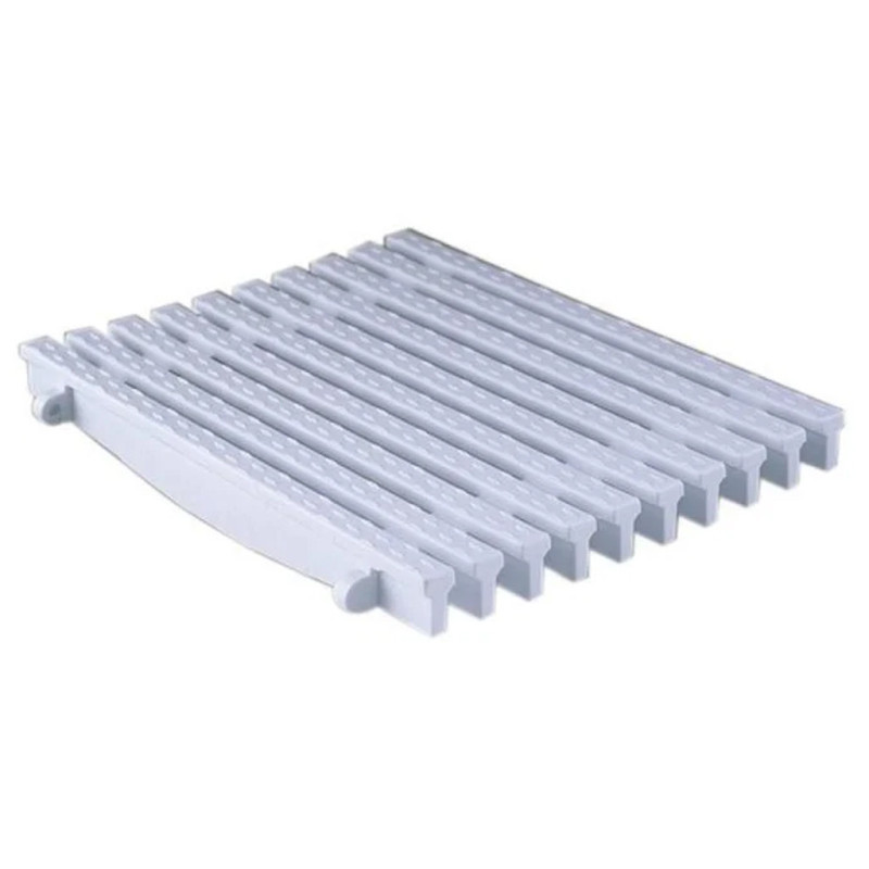 Überlaufrost Für Infinity-pool 245 X 22 Mm Weiße Überlaufrinne Terrassenablauf
