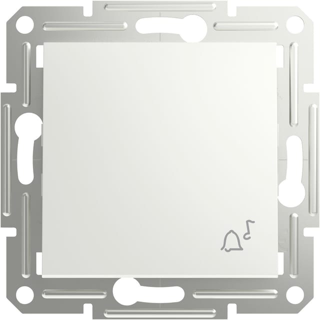 Taster Klingelsymbol Asfora Weiß (ral 9003) EPH0870121D 1 St. - Schneider Electric