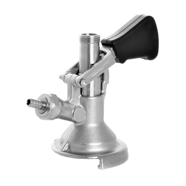 Zapfkopf, Keg Verschluss mit oberem Ausgang (Kelleranstich), Flachfitting 2x 5/8