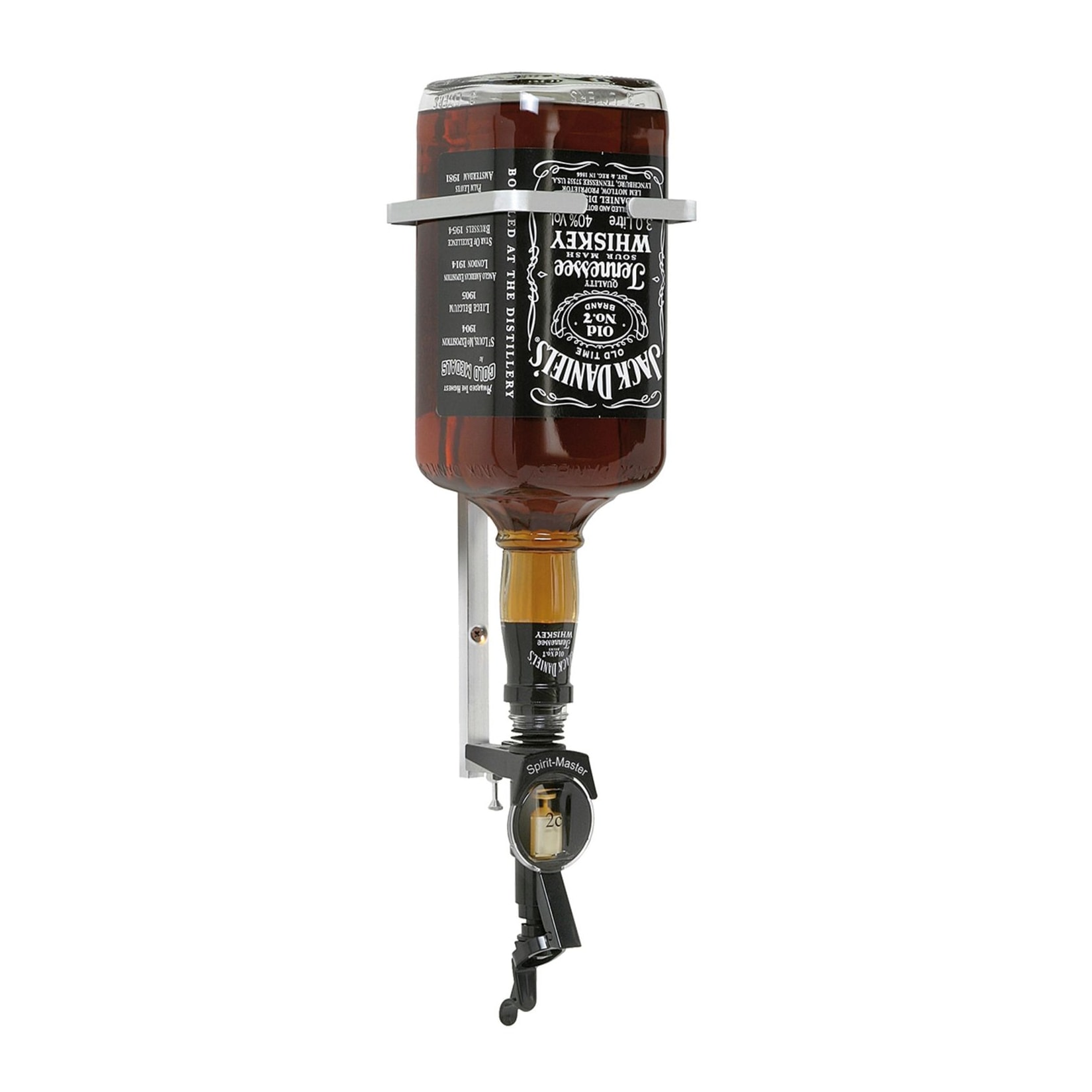 JACK DANIEL'S Flaschenhalter, Flaschen Wandhalterung, Wandhalter für 3 Liter Flasch