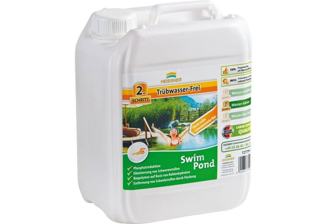 Heissner - Trübwasser-Frei extra schnell 5 Liter - Schwimmteichpflege von