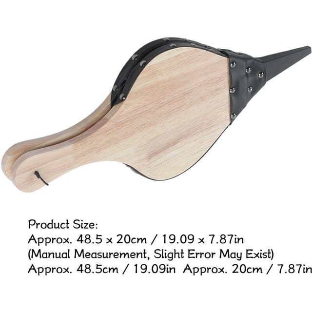 Eosnow Kaminbalg, manueller Betrieb, langlebig, hitzebeständiges Leder aus massivem Holz, weit verbreitetes Feuergebläse für Grill, Camping, Kamin