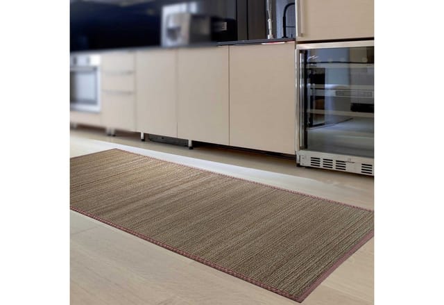 Bambus-Teppich Panda Braun 50 x 80 cm