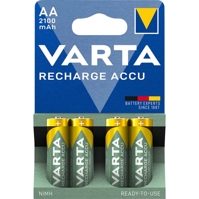 Varta - RECH.AC.RECYC.AA2100mAh BLI4 Mignon (AA)-Akku NiMH 2000 mAh 1.2 v 4 St.