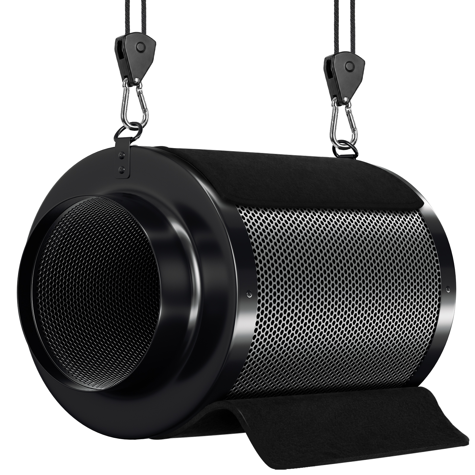 Tolletour Aktivkohlefilter Grow 150mm Kohlefilter 350mm Für Growbox Abluft