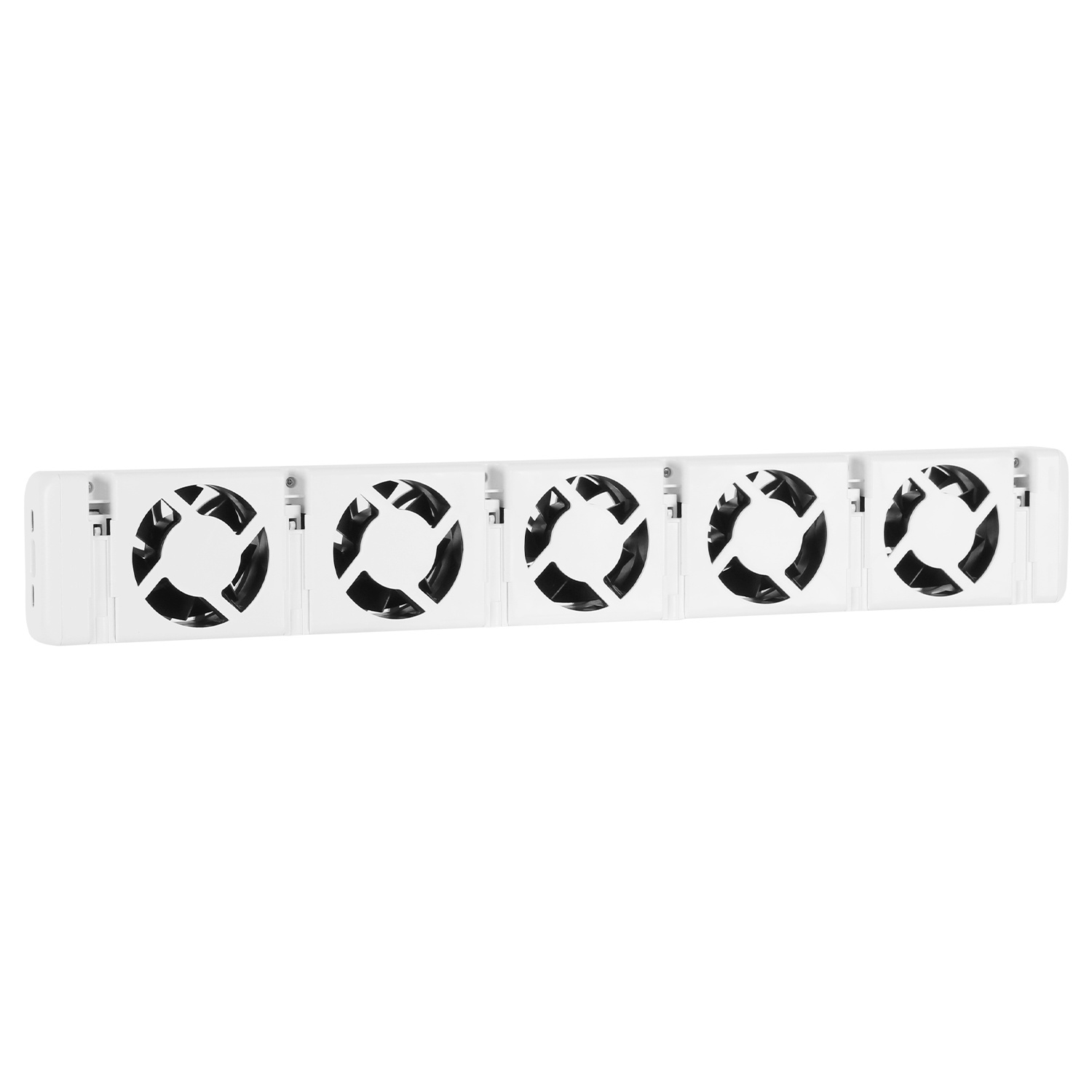 Tolletour Heizkörperverstärker 1er Set Mit 5 Lüftern, 47 Cm, Temperaturregler 0–60 °c, Magnetisch, Für 70–100 Cm