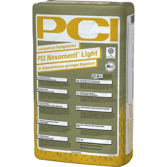 PCI - Novoment Light 15kg Sack grau