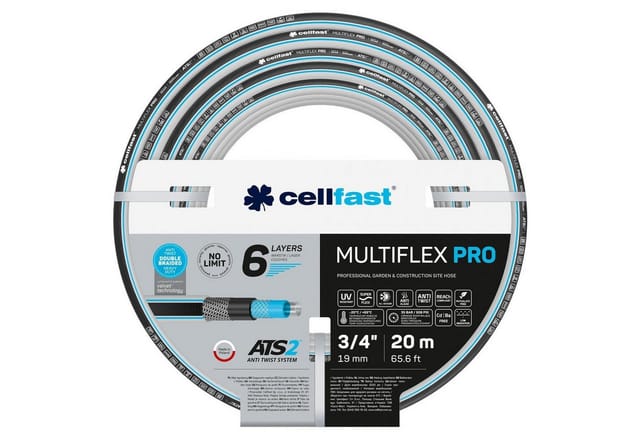 Wąż ogrodowy multiflex pro ats2 3/4' 20m. - Cellfast