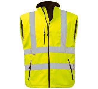 Elysee Warnschutz Softshell Jacke Logan 22702 Gr. M Gelb