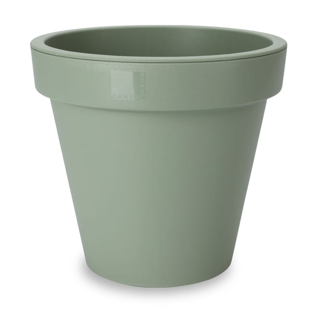 Kunststoff Pflanzkübel xxl rund - ø 58 cm / hellgrün - Blumenkübel für Außen und Innen - Garten Pflanztopf Blumentopf Pflanzgefäß Übertopf