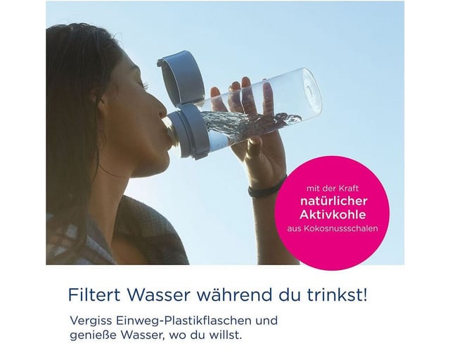 Brita Wasserfilterflasche Model Vital 600 ml hellgrün