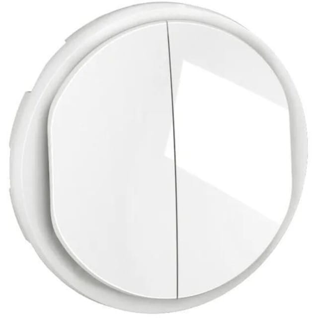 Schalterabdeckung Legrand Céliane Weiß 6x6 cm Modern