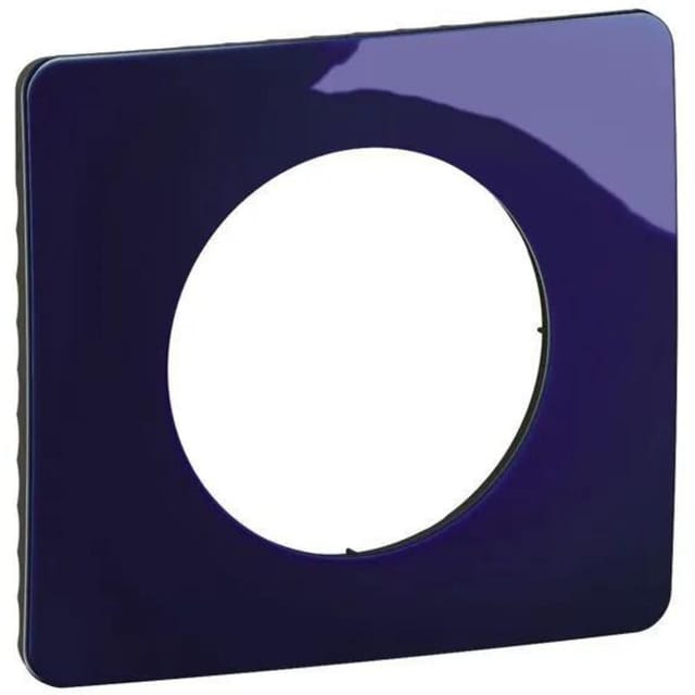 Abdeckplatte Legrand Céliane Blau 9x9 cm IP20