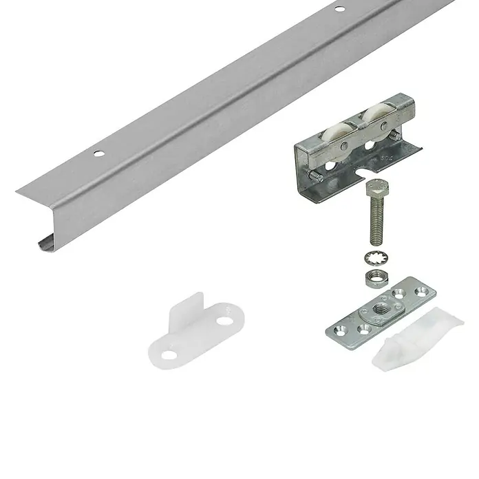 Hettich Laufschiene TopLine 3plus Komplettset (Länge: 2.000 mm, Traglast: 40 kg)
