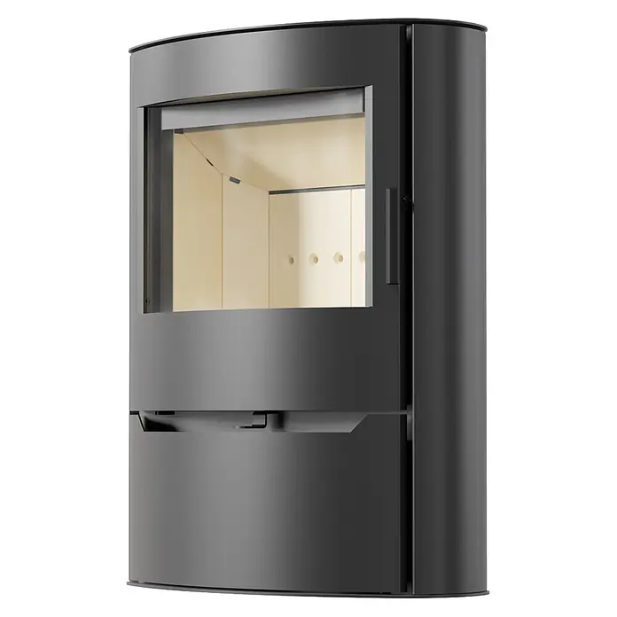 Ildnord Kaminofen Renvik (Stahl, Schwarz, L x B x H: 410 x 750 x 965 mm, 4 kW - 12 kW)