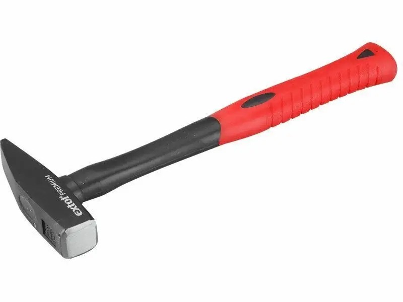 Schlosserhammer Werkstatthammer Hammerkopf 100-1500g Fiberglasstiel Gummigriff