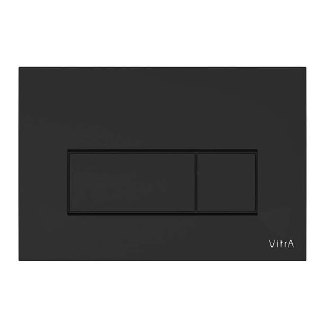 Root Square Zwei-Tasten-Auslöseplatte, Mattschwarz (740-2311) - Vitra
