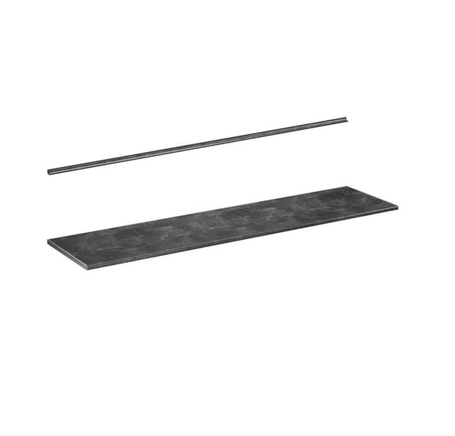 Vicco - Küchenarbeitsplatte R-Line, Anthrazit, 240 cm
