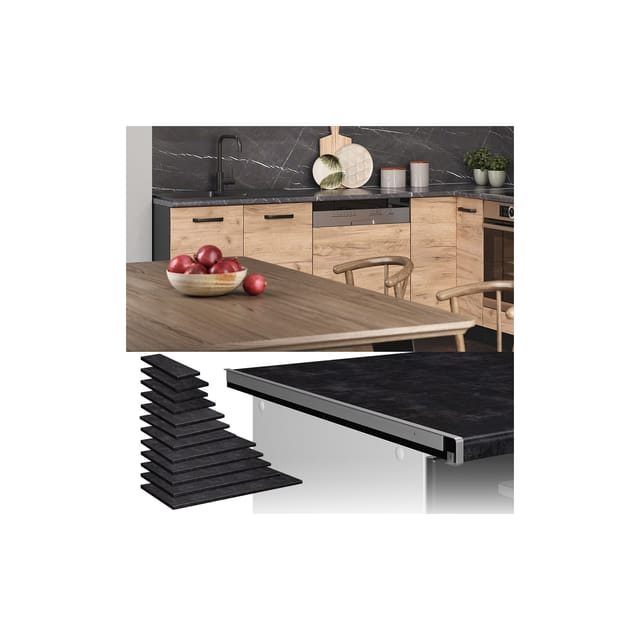 Küchenarbeitsplatte R-Line, Anthrazit, 50 cm Vicco