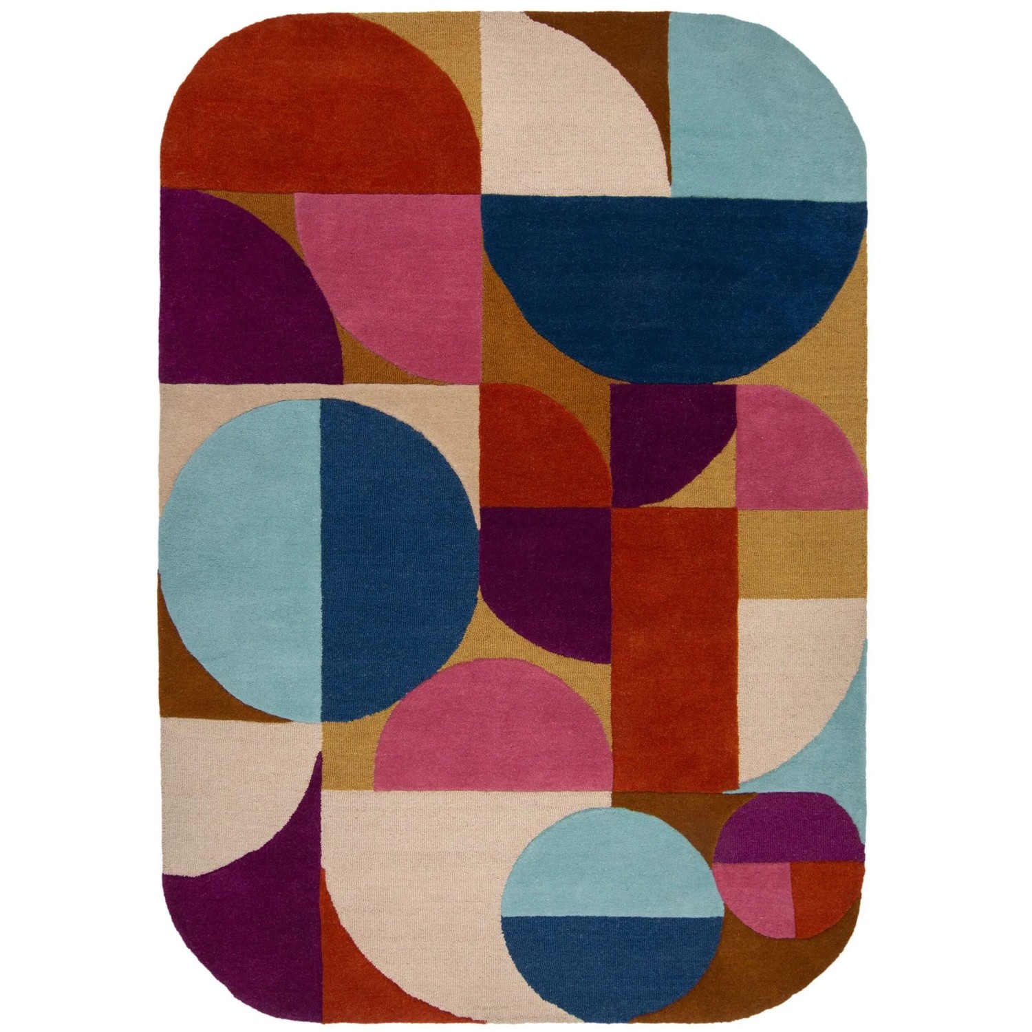 Flair Rugs Wollteppich Mia Arch 200 cm x 290 cm Mehrfarbig
