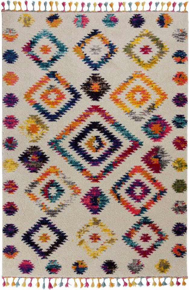 Flair Rugs Moderne Teppich Bohemia 160 cm x 230 cm Mehrfarbig