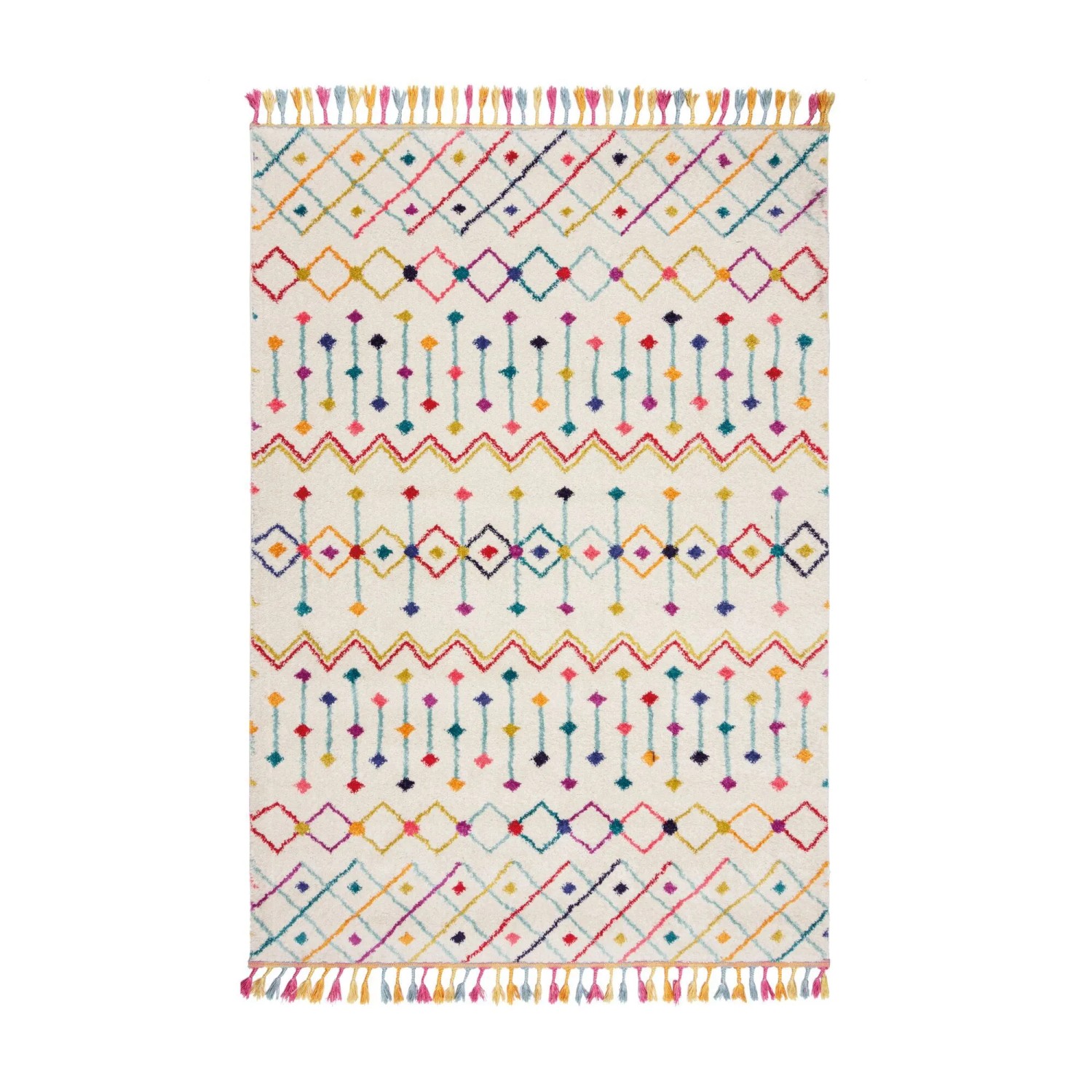 Flair Rugs Kinderteppich Prairie Berber 120 cm x 170 cm Mehrfarbig