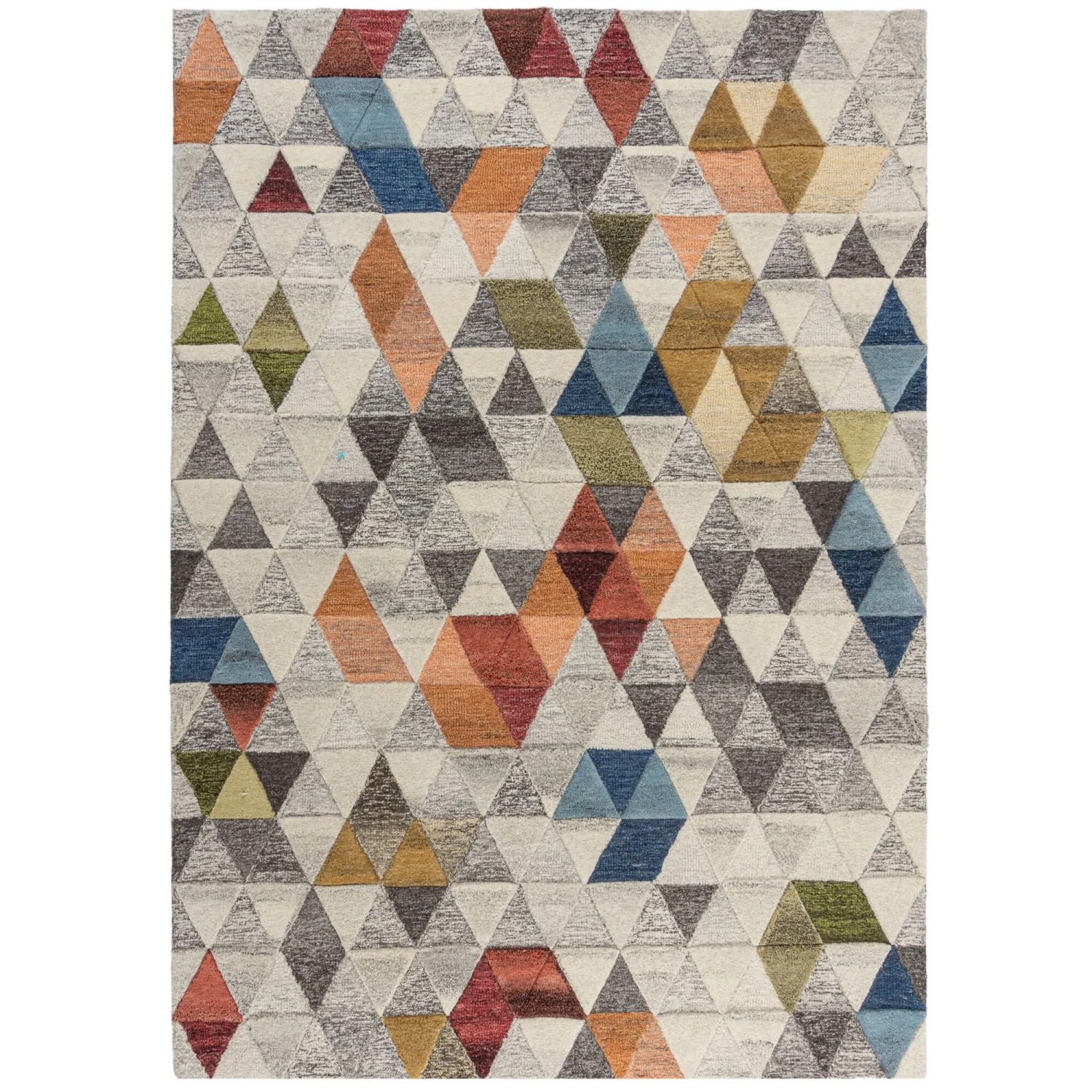 Flair Rugs Wollteppich Amari 120 cm x 170 cm Mehrfarbig