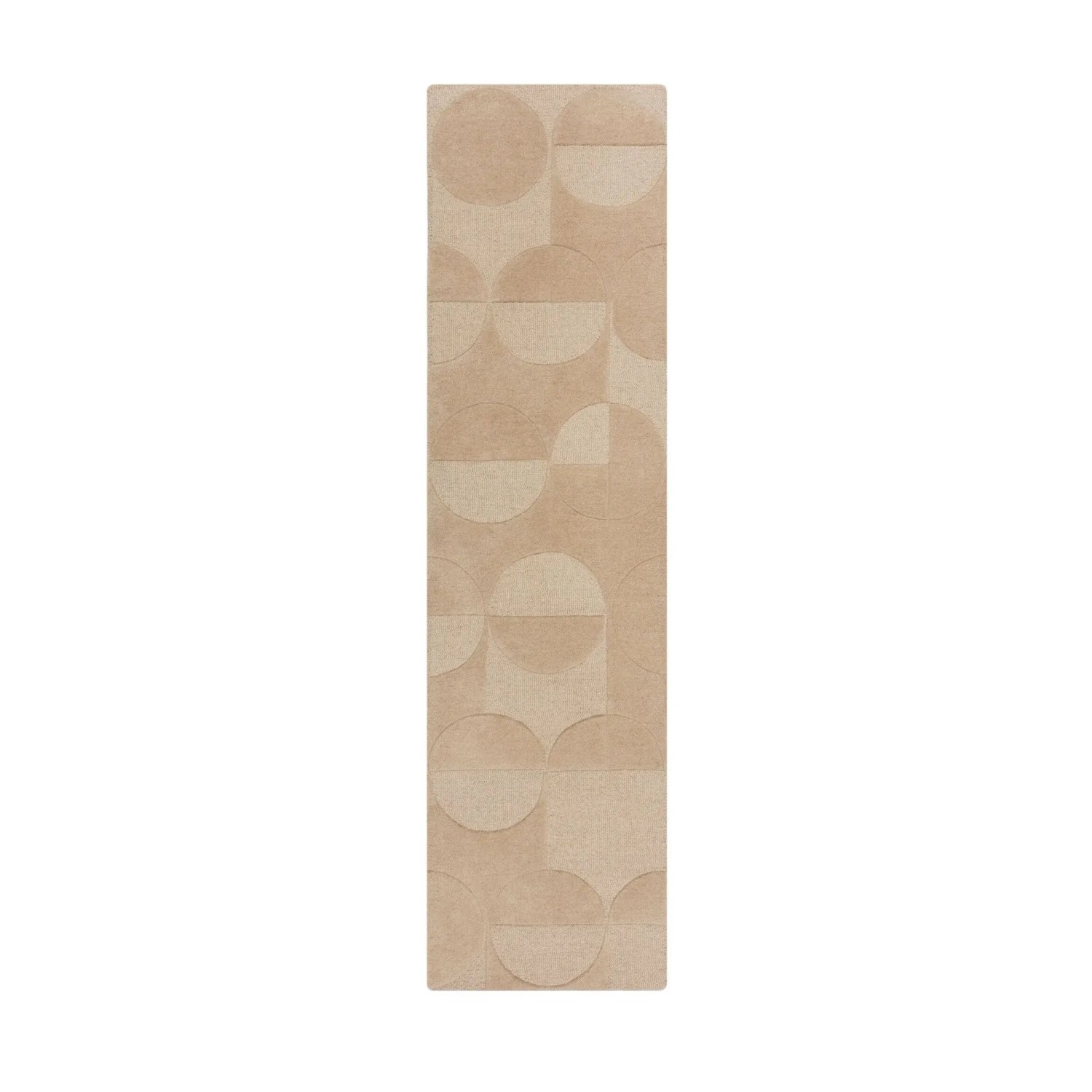 Flair Rugs Wollteppich Gigi 60 cm x 230 cm Natural