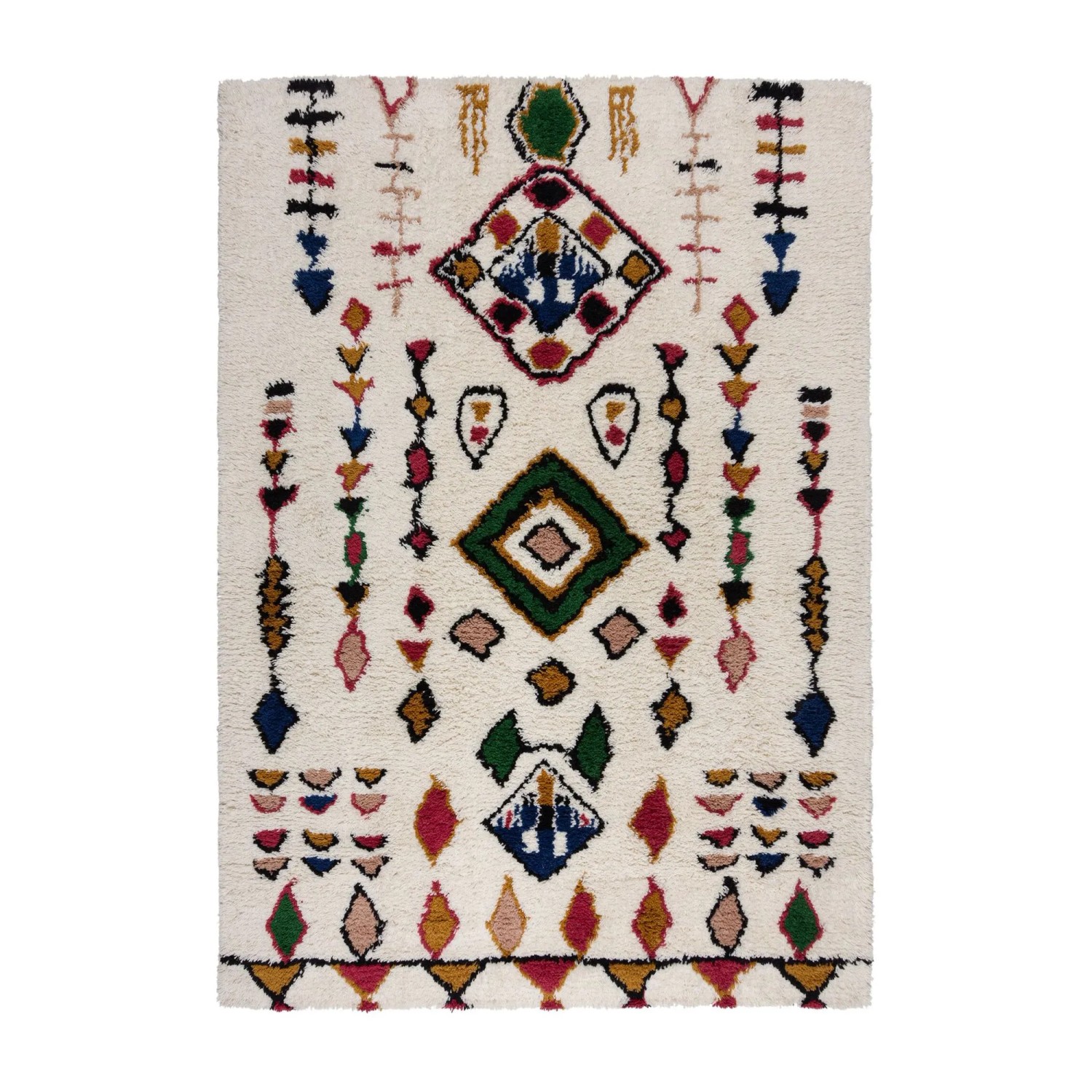Flair Rugs Hochflorteppich Fes Shaggy 120 cm x 170 cm Mehrfarbig