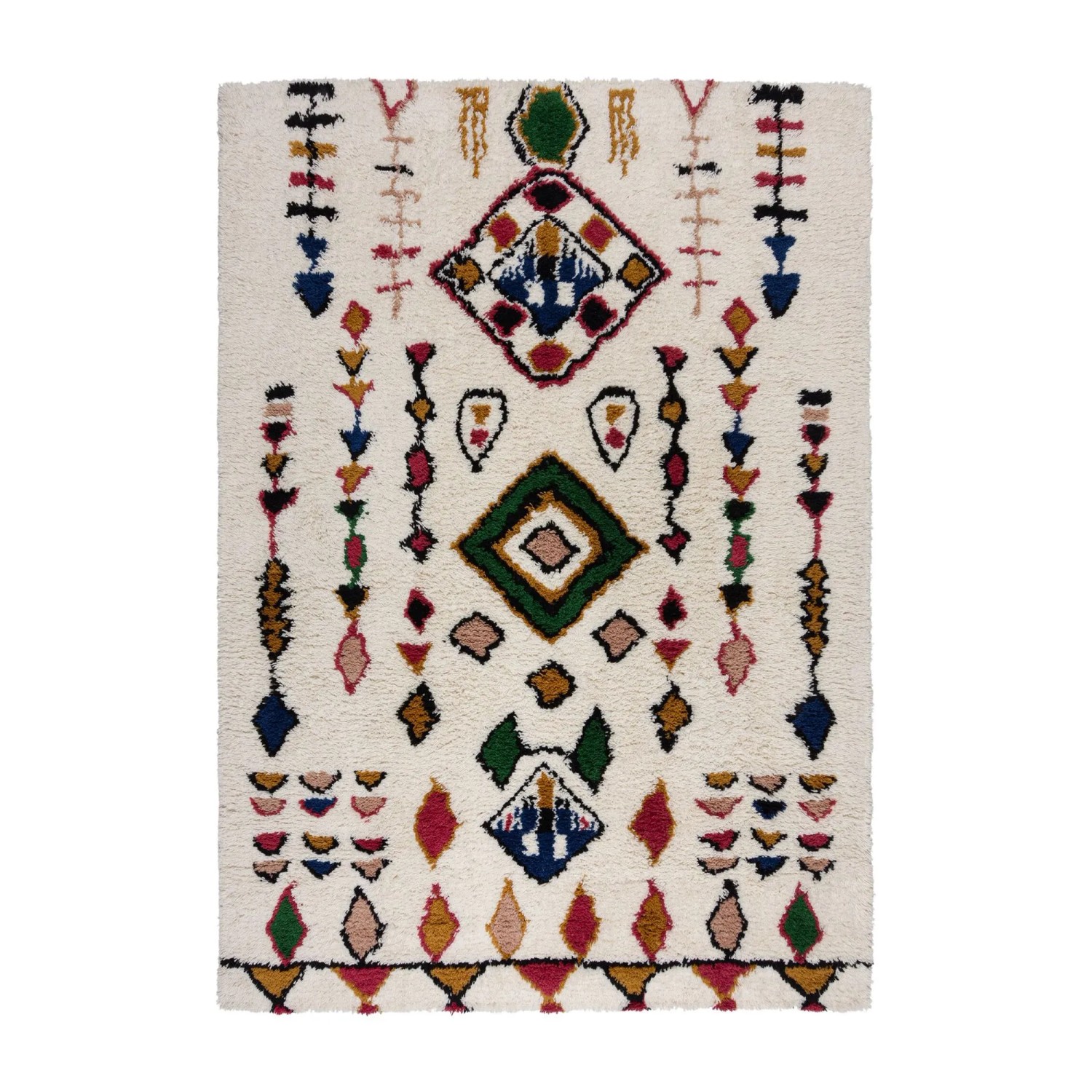 Flair Rugs Hochflorteppich Fes Shaggy 200 cm x 290 cm Mehrfarbig
