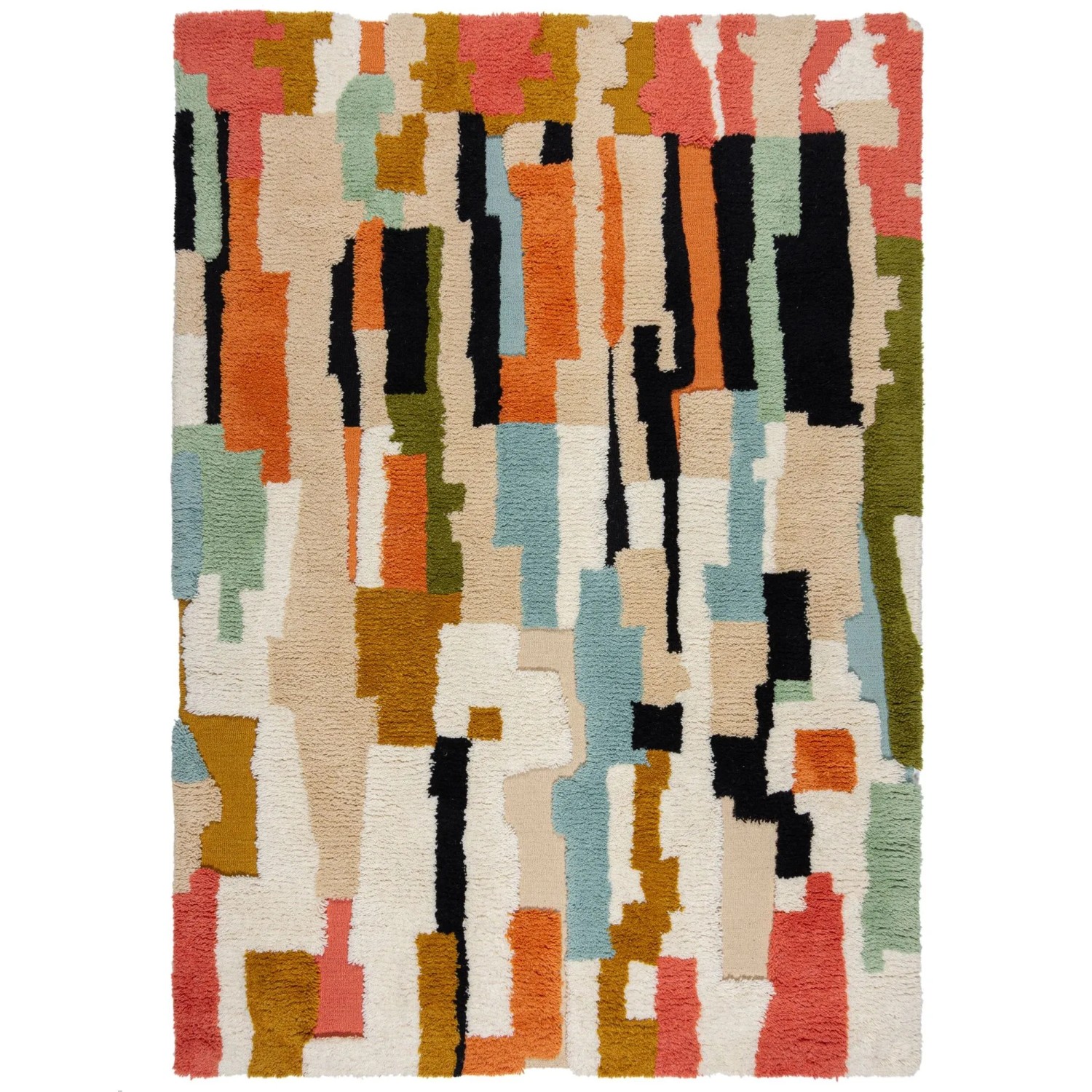 Flair Rugs Hochflorteppich Zagora Shaggy 120 cm x 170 cm Mehrfarbig