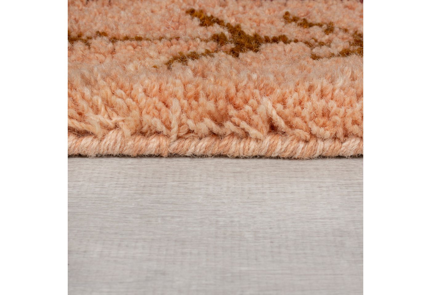 Flair Rugs Hochflorteppich Sahara Shaggy 160 cm x 230 cm Rosa Bild 2