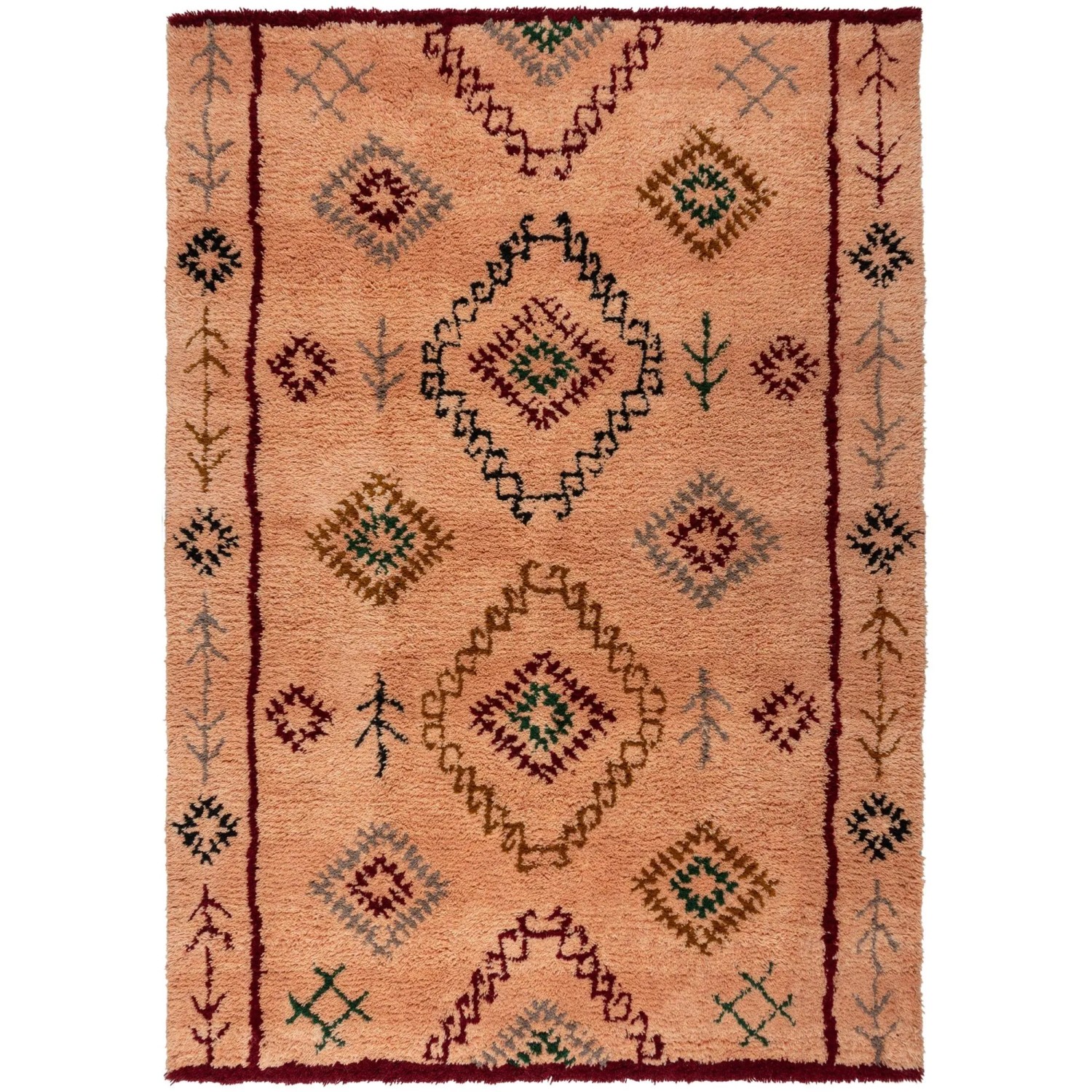 Flair Rugs Hochflorteppich Sahara Shaggy 200 cm x 290 cm Rosa