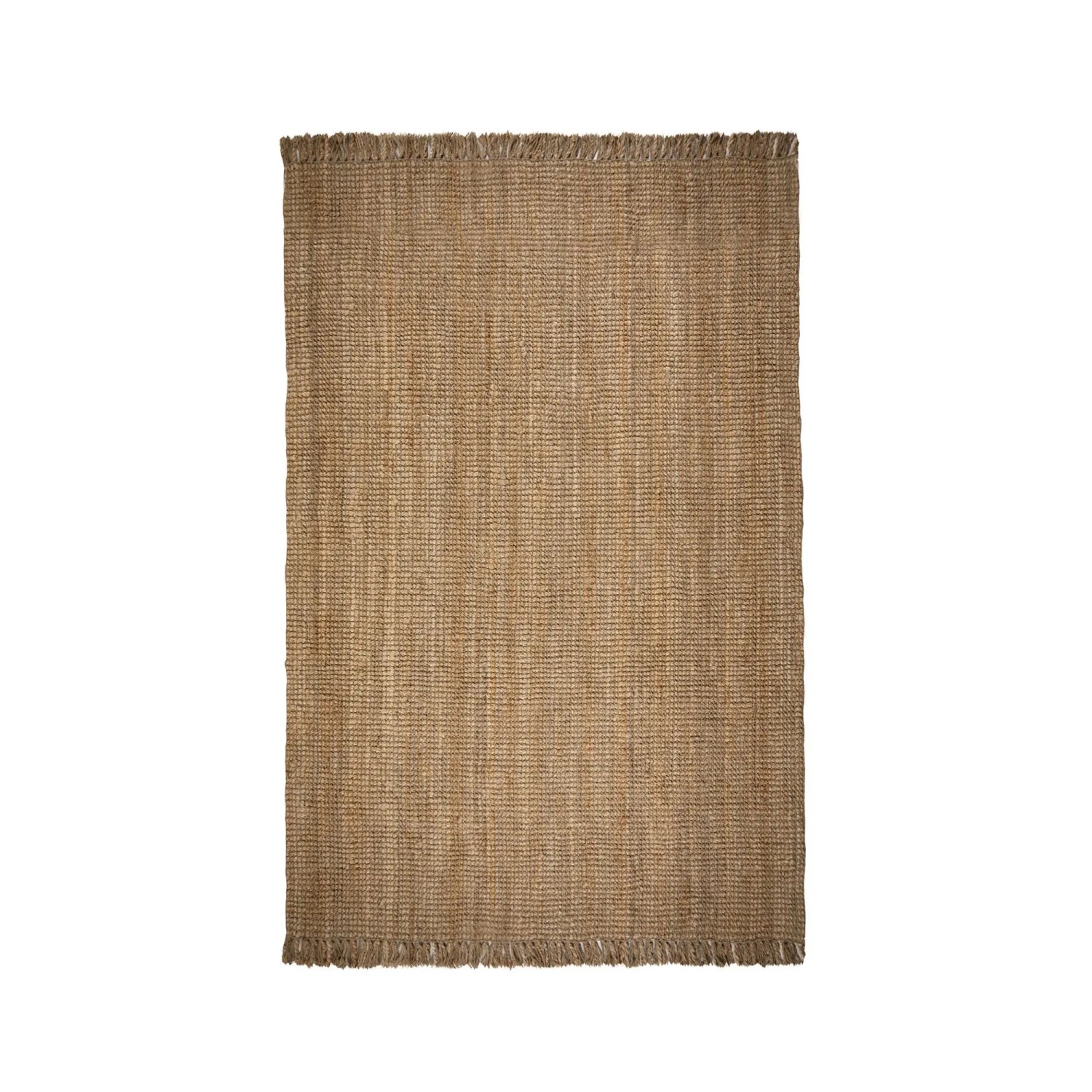 Flair Rugs Kurzflorteppich Jute Boucle 160 cm x 230 cm Natural