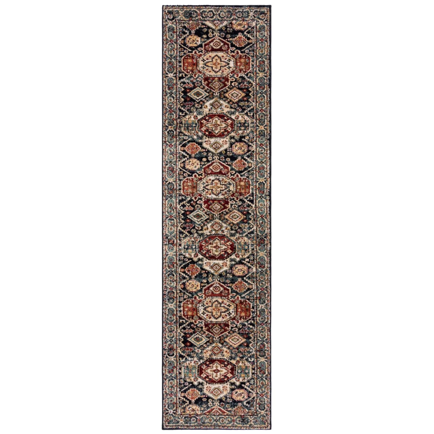 Flair Rugs Vintageteppich Gillingham 66 cm x 300 cm Blau