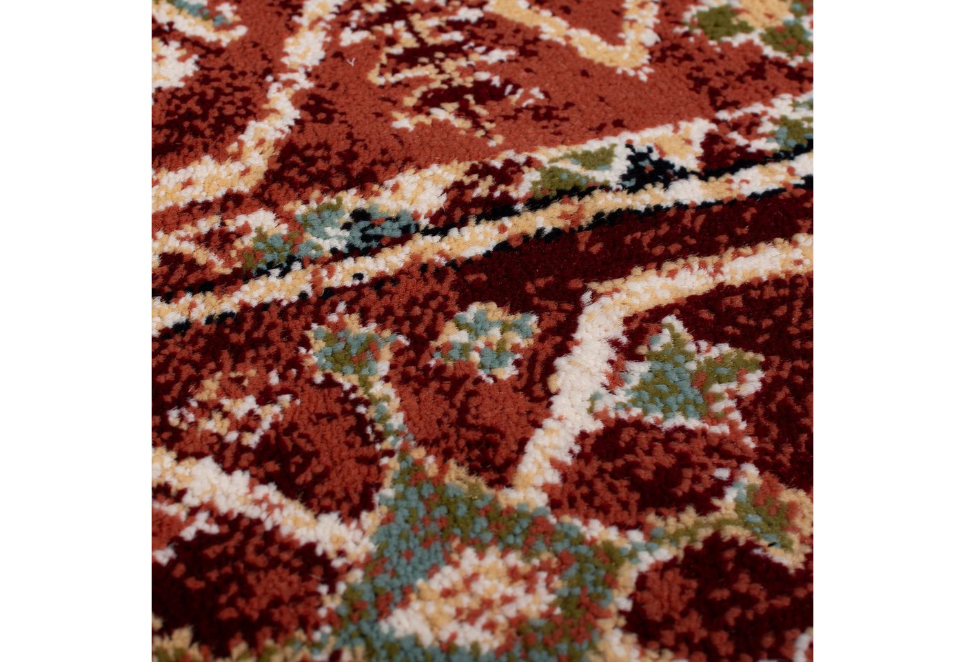 Flair Rugs Vintageteppich Gillingham 160 cm x 230 cm Rot