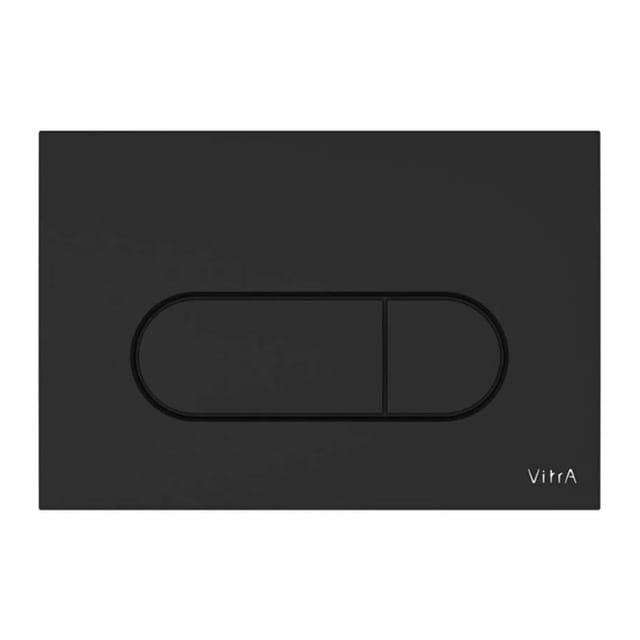 Root Round Zwei-Tasten-Auslöseplatte, Schwarz matt (740-2211) - Vitra