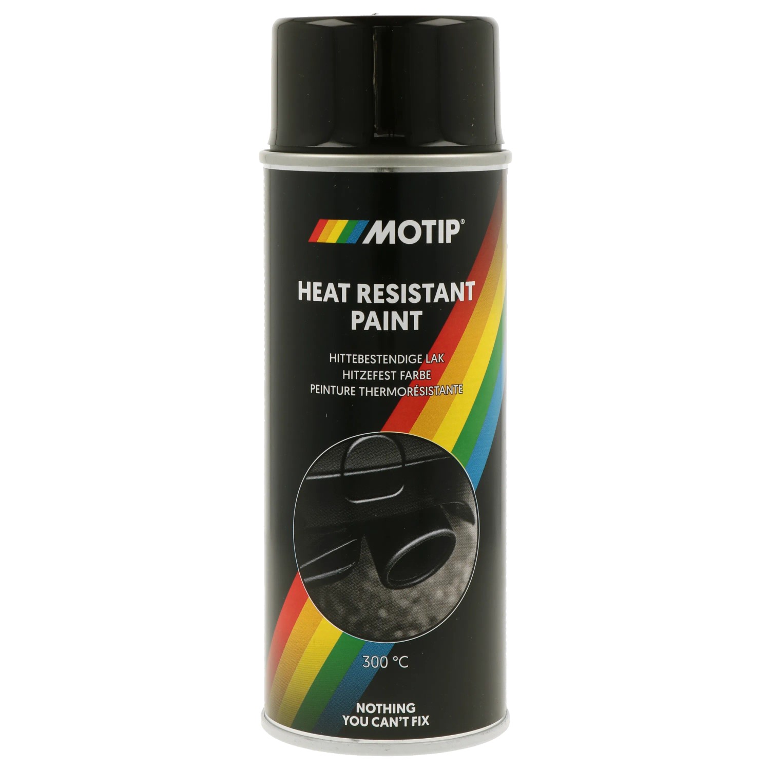 Motip Hitzefest-Spray Schwarz Glänzend 400 ml