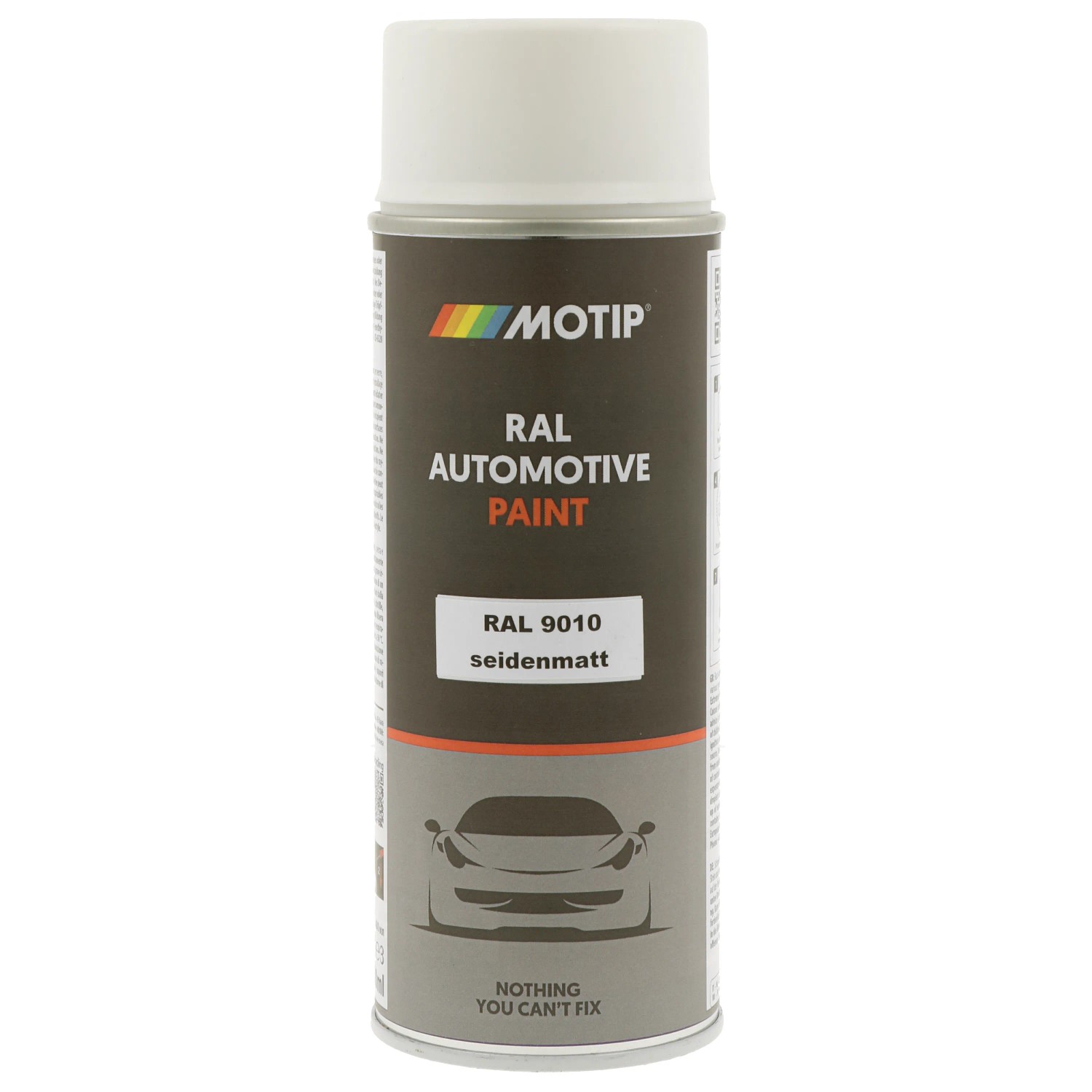 Motip Automotive-Spray Reinweiß Seidenmatt 400 ml